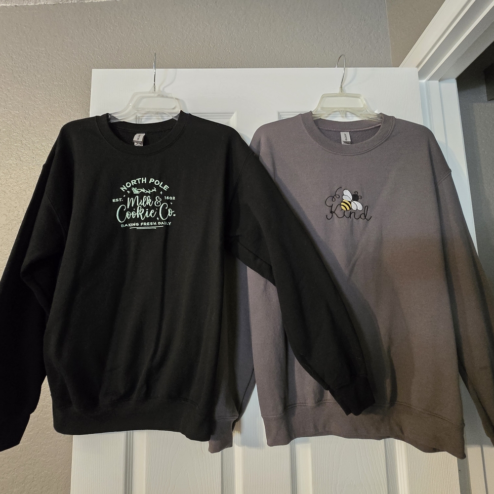Black Graphic Sweatshirt